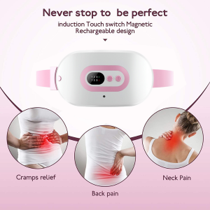 Máy Massage Làm Ấm Bụng Đai Đeo Giảm Đau Bụng Kinh Nguyệt,Điều chỉnh ba tốc độ để làm nóng nhanh trong 5 giây Đai sạc di
