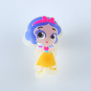 Led jibbitz cross Shoe Buckle Hole Shoes Accessories Snow White Flashing Light Fashion Shoes Accessories