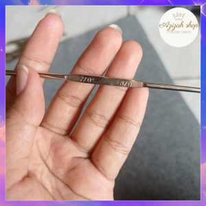1 SET JARUM HAKPEN ROSE DOBLE POINTED /JARUM RAJUT Crochet Hook ALUMUNIUM