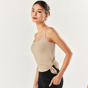 XEXYMIX Unbalanced Slit Tank Top Atasan Olahraga Wanita - XWFBR02J1