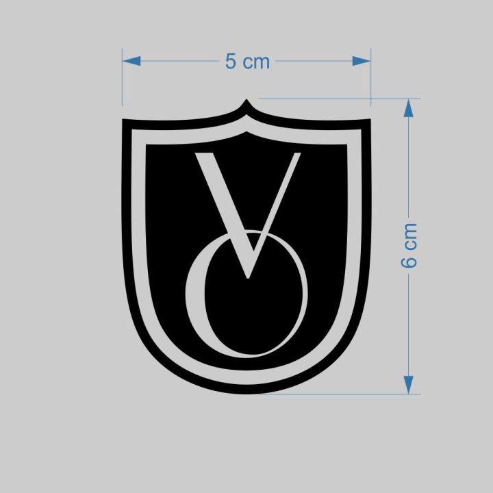 Stiker Head Tube Sepeda Velo Orange Emblem  - Bicycle Decal Sticker