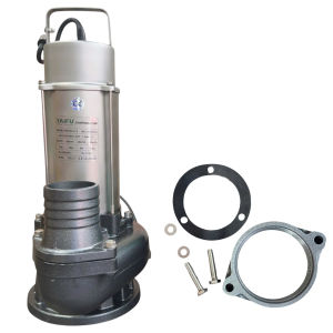 Máy bơm chìm nước thải 1.5Kw (2HP) Thân Nắp Inox 304 Taifu - Bơm tõm hút hố bioga hút bùn hố móng
