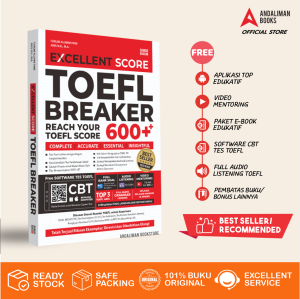 Buku Tes TOEFL Best Seller-TOEFL BREAKER SCORE 600++