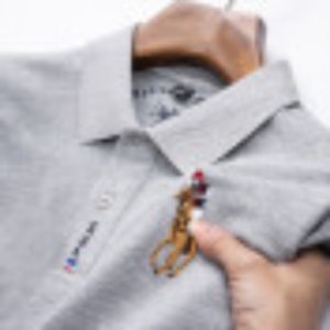 Mens Large Size POLO Shirt Summer Casual Short Sleeve Lapel Short T-Shirt Top