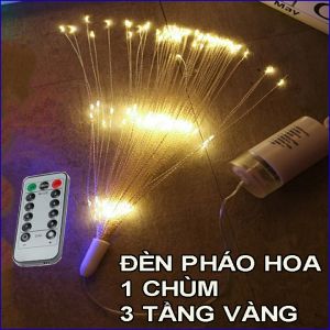 Đèn hình pháo hoa 1 chùm 3 tầng - Đèn Led Trang Trí không thấm nước IP65