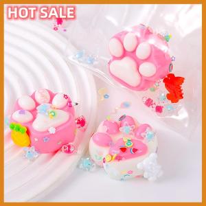 🔥🔥🔥dingdaocunz Cartoon Cat Paw Squishy Squeeze Toy Soft Mochi Toys Cute Slow Rebound Stress Fidget Toys For Children Adults Gifts