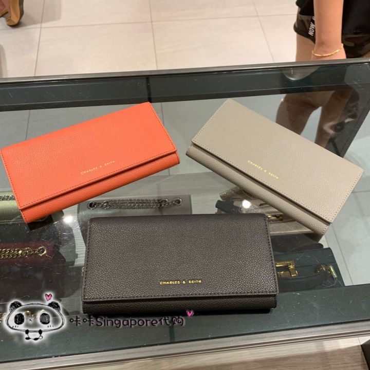 CNK Singapore 2021 new wallet women's long ultra thin simple