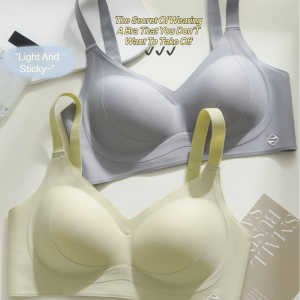 【SINGABRALETTE】M-3XL Plus Size Bra Women Thin Seamless Bras Fixed Cup Anti-Sagging Soft Support Gathering Bra Wireless Underwear無痕內衣