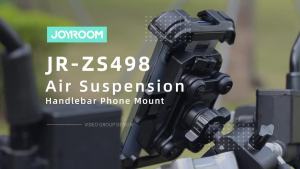 Joyroom Motorcycle Phone Holder 360° ° View Anti Vibration Bike Bicycle Handlebar Phone Mount One-Hand Operation For 4.7-7 Phones