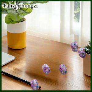 Fanzi Cute Christmas Style Colorful Polka Dot Snowflakes Nail Art Stickers Women Nail Art Print Embossed Stickers Festive Nail Decor