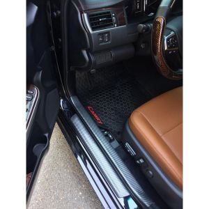 Nẹp carbon dán bậc cửa - Chống trầy xước xe ô tô