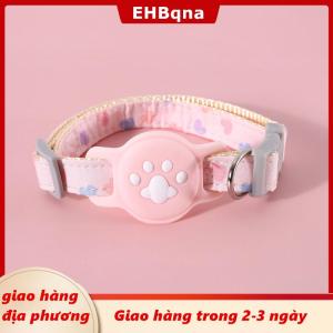 [COD] EHBqna 3PF Ship within 24 hours Vòng cổ thú cưng Hộp đựng thẻ airtag chân mèo bằng silicon Vòng cổ theo dõi chống thất lạc Vòng cổ thú cưng airtag chó con phụ kiện mèo dễ thương katten