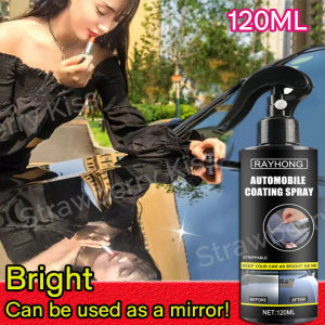 ♥【Spot goods!Smooth and stain resistant super bright】best nano ceramic coating for car black shine armor oil 120ML Authentic Anti Scratch Polish High Temperature Resistant spray protection auto wax repair paint portable polisher shinny watermark