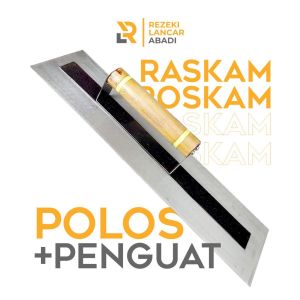 roskam/trowel acian plat baja galur asli penghalus acian / sudut
