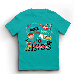 Baju Kaos Distro Anak Laki Laki Gambar Mobil Bus Anak Import Usia 1 - 10 Tahun - Hypelane Kids - DTF