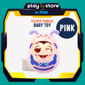 Roly Poly Baby Toys 6 to 12 Months Developmental Tummy Time Wobbler Toy for Baby Penguin Tumbler Wobbler Toys for Infa