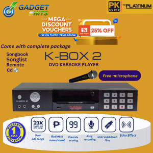 Platinum K-BOX 2 KS-40+ DVD Karaoke Player with Free wired Mic - VOLUME 32 UPDATED CD