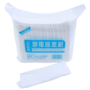 100pcs Electrostatic Dust Remover Paper Disposable Dry Floor Dust Mop Pad Home Cleaning Cloth Dust Removal Mop Paper Replace