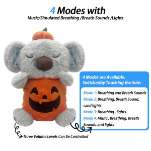 Baby Soother ReliefKoala Bear Girl Stuffed Animal Crib Toys Soothe Koalas Plush Toy With Lullabys for sleep Easy To Use Durable