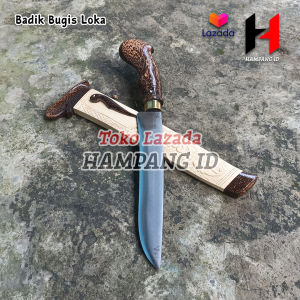 Pisau Badik Bugis Loka Sembelih Baja Per