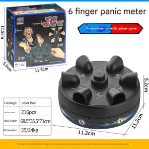 Stress-relieving party games trick toys/tricky board games/six-finger lie detectors/prank toys