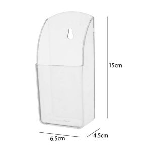 Punch-free Remote Control Holder Wall-mounted Air Conditioner Remote Controller Storage Box Acrylic Sundries Storage Rack