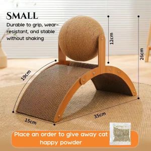 【Ready Stock + local seller】Ferris Wheel Cat Scratching Board Vertical Cat Scratching Ball Wear-resistant Does Not Shed Chips
