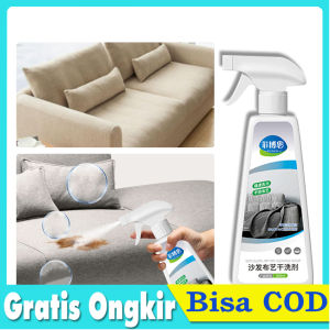 Dry Cleaning Pembersih Sofa Spray Penghilang Pembersih Noda Sofa Kain Kulit Karpet Gorden Kerak Kasur Pembersih Serbaguna