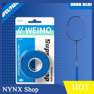 [NYNX] 3pcs Pack Badminton Hand Rubber Wrap Around Handle With Anti-Slip Sweatband Grip Handle Leather Badminton Hand Rubber