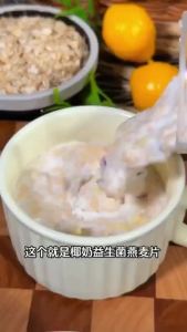 20g Instant Coconut Milk Probiotic Oatmeal Breakfast Oatmeal  Ngũ cốc ăn sáng yến mạch có lợi khuẩn vị dừa sẵn sàng dùng.