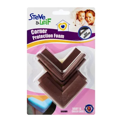 Steve & Leif Brown Corner Protectors 4Pcs - Baby Safety