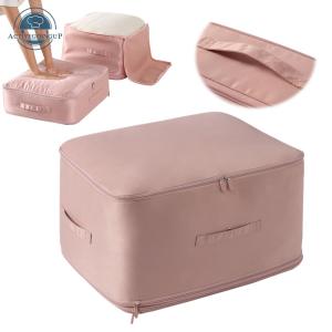 【New Arrival】 Quilt Storage Bag Blanket Storage Container Large Capacity Clothes Storage Bins with Sturdy Handle for Home Dormitory