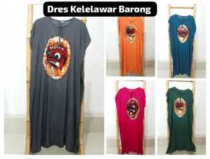 BAJU DASTER KAFTAN KELELAWAR JUMBO MOTIF POLOS BARONG LUKIS BALI PREMIUM