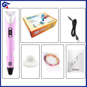 3D Pen Digital Display Intelligent Printing Pen Child Safe Low Temperature Drawing Pen Funny Toys/10 Or 20 Colors PLA Filament