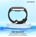 OLIKE SMARTBAND WATERPROOF IP67 SPORT HEALTH TRACKER MONITORING OW-B1 - Silver. 