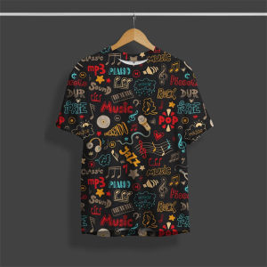 Street Harajuku Tiger Pattern T-shirt Mens Clothes 3d Printed Graffiti Animal Food Pullover Top 2025 Spring New Fashion Tee Top