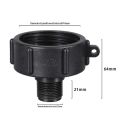 Ibc Tank Adapter Kran Ke Drat Luar 1/2 3/4 1 2 Inch Tutup Toren Adaptor Tangki Ibc Tank Adapter. 