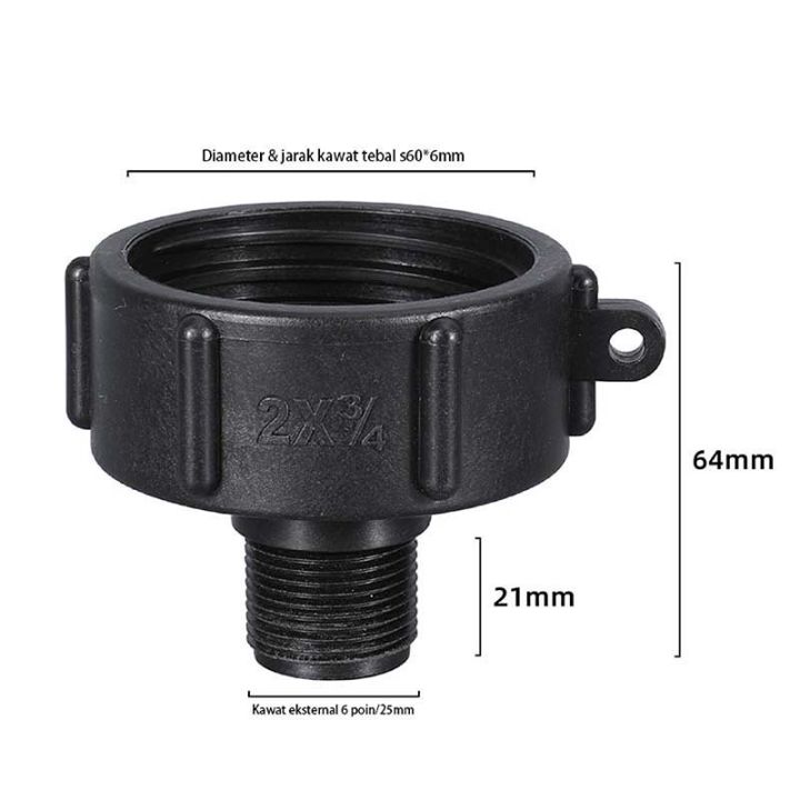 Ibc%20Tank%20Adapter%20Kran%20Ke%20Drat%20Luar%201/2%203/4%201%202%20Inch%20Tutup%20Toren%20Adaptor%20Tangki%20Ibc%20Tank%20Adapter%20-%20Image%206