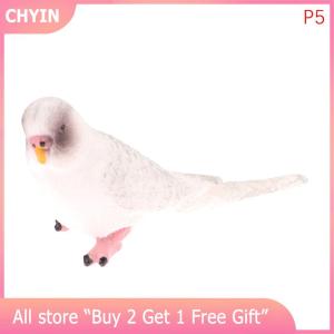 [COD] CHYIN 1Pc Simulation Parrot Parakeet Miniature Landscape Ornament Animal Model Lawn Figurine Artificial Bird Photography Props