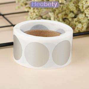 Heabety 300 cái Vòng bạc scratchs Off Stickers 1 inch scratchc Off nhãn Sticker