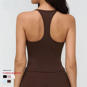 MUTUER Women Yoga Vest I-Shaped Beautiful Back Tight Fitness Bra Sweat-Wicking Push Up Outdoor Running Fitness Sports Crop Top