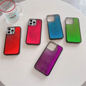 Luminous Dynamic Quicksand Phone Case for iPhone 16 17 Pro Max 15 Shell Glow in Dark Liquid Glitter Moving Sand Cover Hard Funda