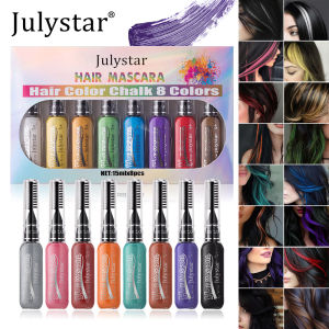 Julystar Temporary Hair Color Pens - 16 Shades Washes Out Easily Perfect for Party Styling Create Highlights in Minutes