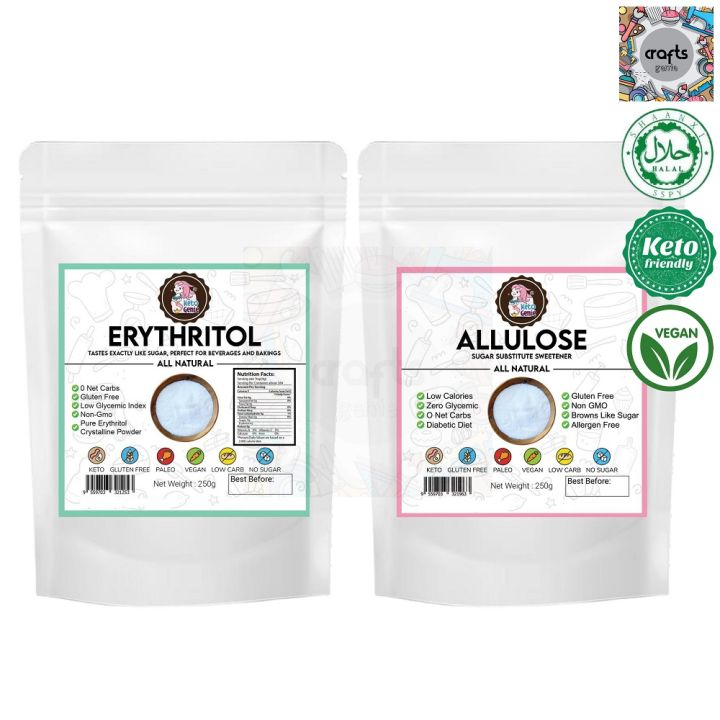 KETOGENIE Erythritol / Allulose / Monk Fruit / Stevia Natural Sweetener