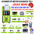 JDiag M200 Motor Scanner Function Diagnostic Tool Diagnosis M 200 Kesalahan OBDII ECU CO Motor Injeksi M-200 Scanner OBD2 Alat Diagnostik Sepeda Motor. 