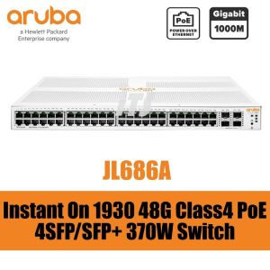 Aruba Instant On 1930 48G Class4 PoE 4SFP/SFP+ 370W Switch (JL686A)