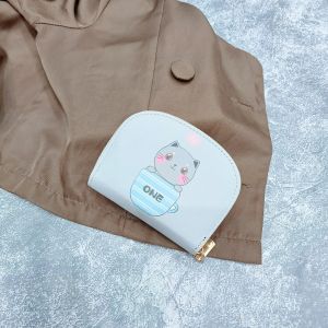 Ví thẻ nữ ngắn mini đựng tiền cầm tay dáng tròn nhiều ngăn thời trang giá rẻ VN800