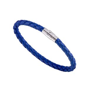 HULEQQI Đơn giản Hợp thời trang 1 miếng Phụ nữ Đàn ông Quà tặng Bện Clasp từ tính Vòng đeo tay Phụ kiện thời trang Trang sức