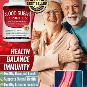 Blood Sugar Support Capsules Natural Formula/Blood Sugar Balance Supplement/Supports Stable Blood Sugar/Nutrition For Daily Life/For Blood Sugar Health Concern