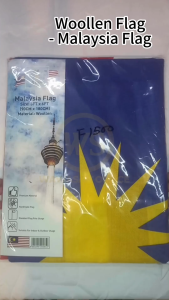 Woollen Malaysia Flag / Bendera Malaysia / Bendera Negeri Sembilan Flag / Bendera Woollen Flag 马来西亚国旗 / 森美兰州旗 (3x6)